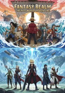 Fantasy Realm – Infinite Worlds Adventure novel cover