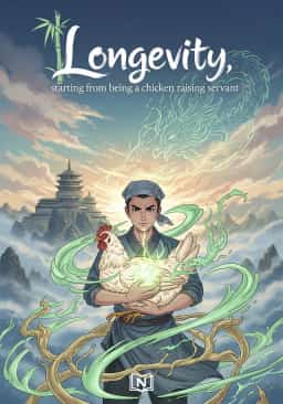 Longevity, starting from being a chicken raising servant novel cover