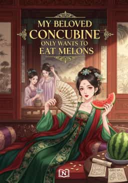 My Beloved Concubine Only Wants to Eat Melons novel cover