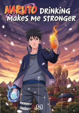 Naruto drinking makes me stronger novel cover