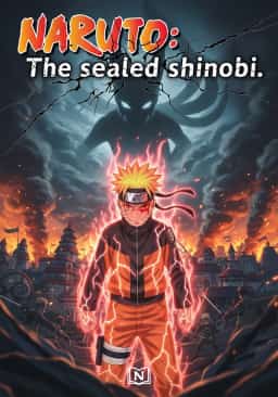 NARUTO:The sealed shinobi. novel cover