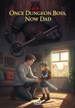 Once Dungeon Boss, Now Dad novel cover
