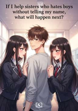 If I help sisters who hates boys without telling my name, what will happen next? novel cover