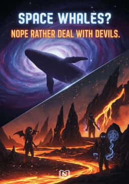 Space whales? Nope rather deal with devils. novel cover