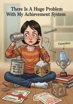 There Is A Huge Problem With My Achievement System novel cover