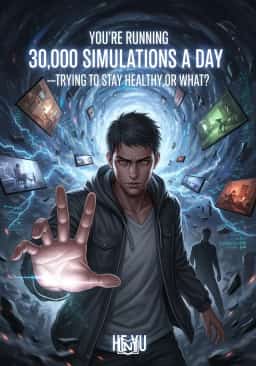 You’re Running 30,000 Simulations a Day—Trying to Stay Healthy or What? novel cover